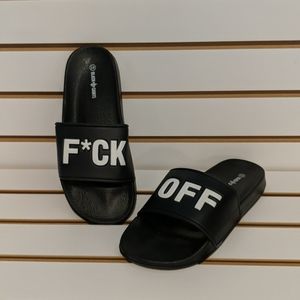 Black saints F*ck off  size 41